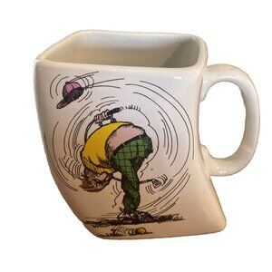 Mug  “Results Of Over Swing “ & Hook/Slice 1991 Golf Grandpa Dad husband